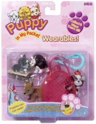 4 Puppies with accessory