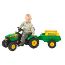 Green Tractor and Trailer