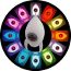 Rocket Aurora Clock