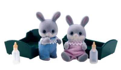 Cottontail Rabbit Twins