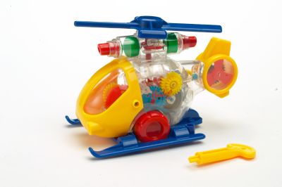 Wind Up Helicopter