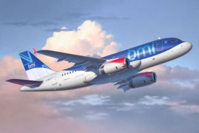 Airbus A319 bmi-Austrian Airline Model Set