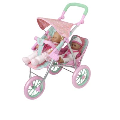 3 Wheel Twin Stroller