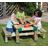 DeLuxe Wooden Picnic Table Sandpit