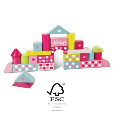 100 Pink Building Blocks