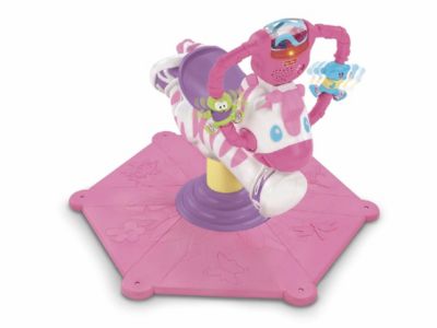 Pink Bounce amp Spin Zebra